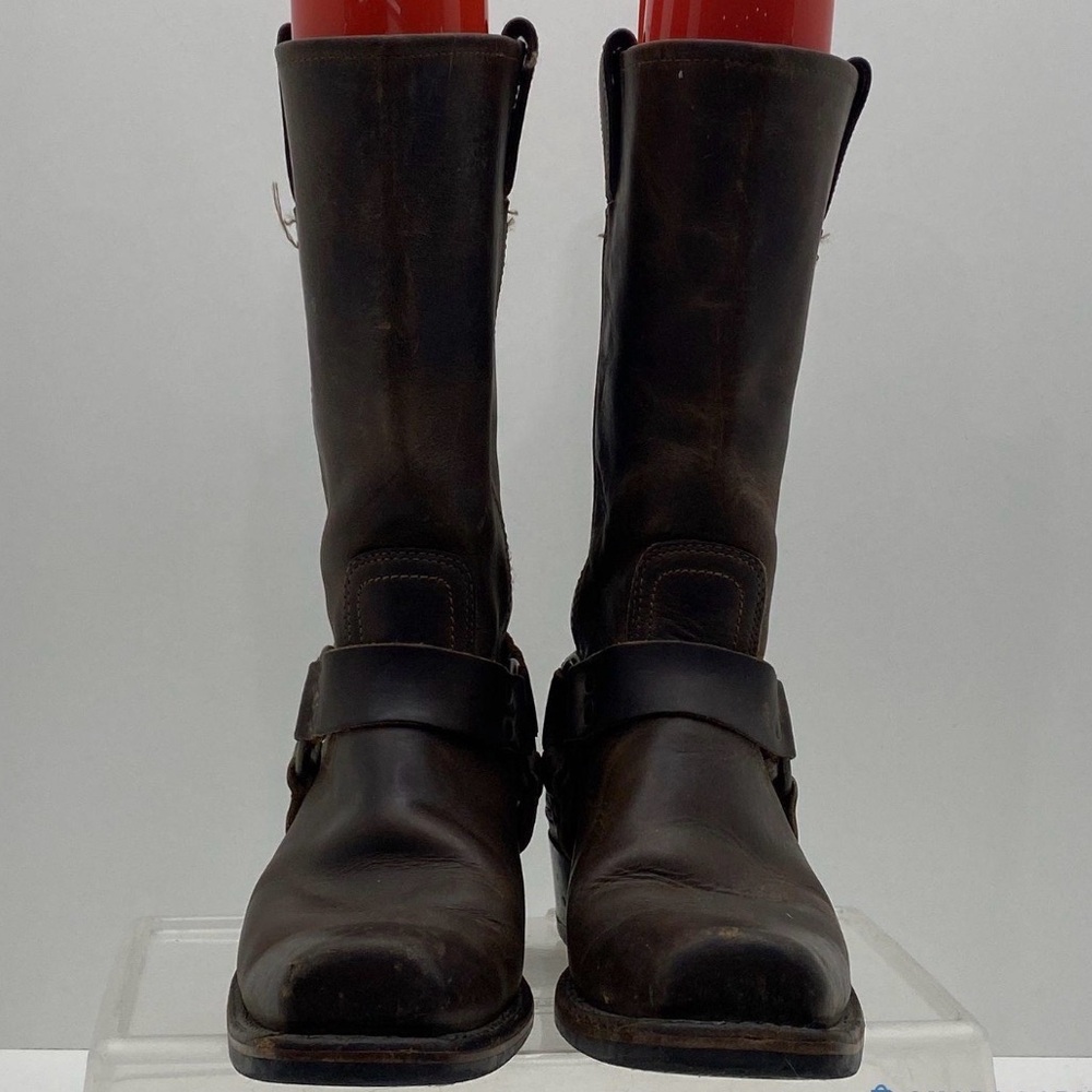 Frye Harness Boots women’s size 8 in dark brown